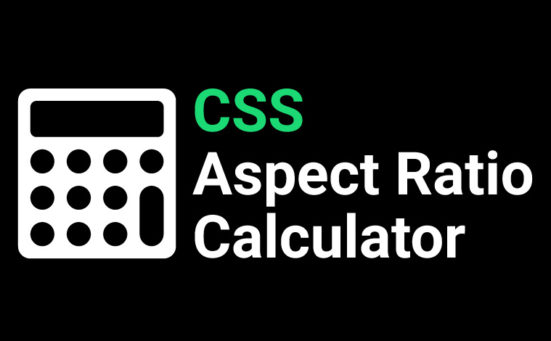 CSS Aspect Ratio Calculator [Tool]
