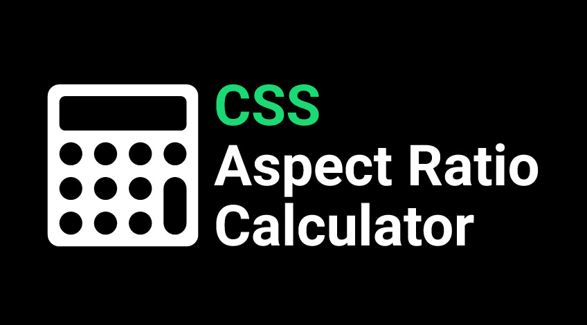 CSS aspect ratio calculator