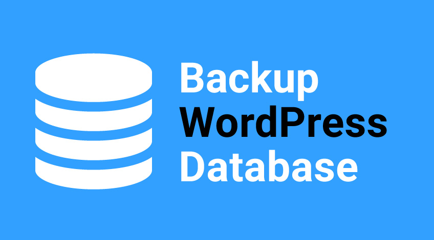 How to backup WordPress database