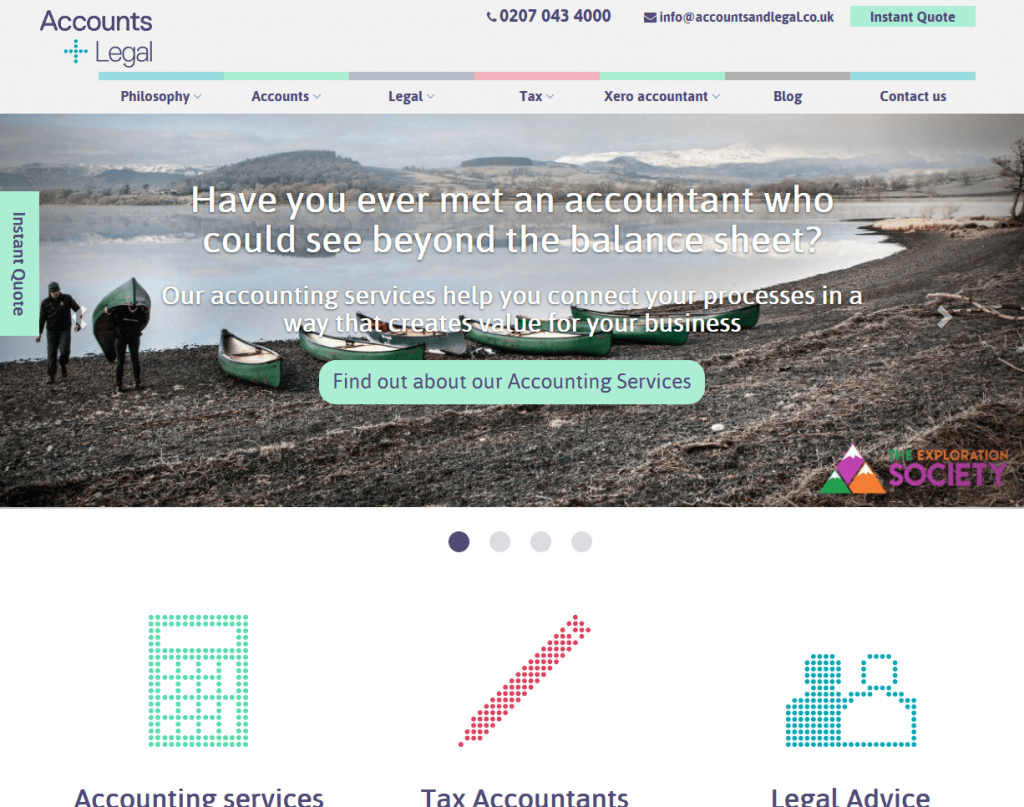 Accounting Website Example 18