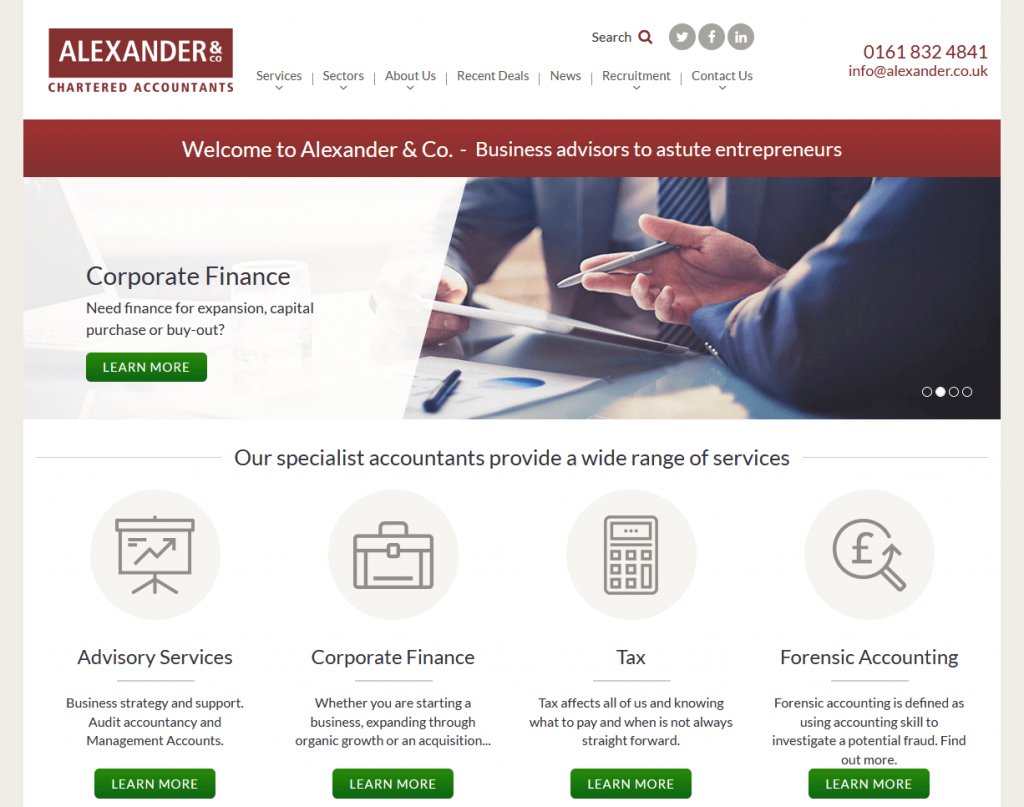 Accounting Website Example 23