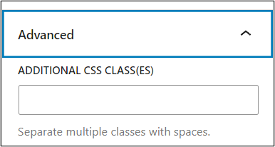 AAWP Bestseller List Advanced Settings Additional CSS Classes
