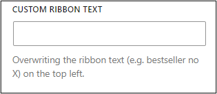 AAWP Bestseller List Custom Ribbon Text