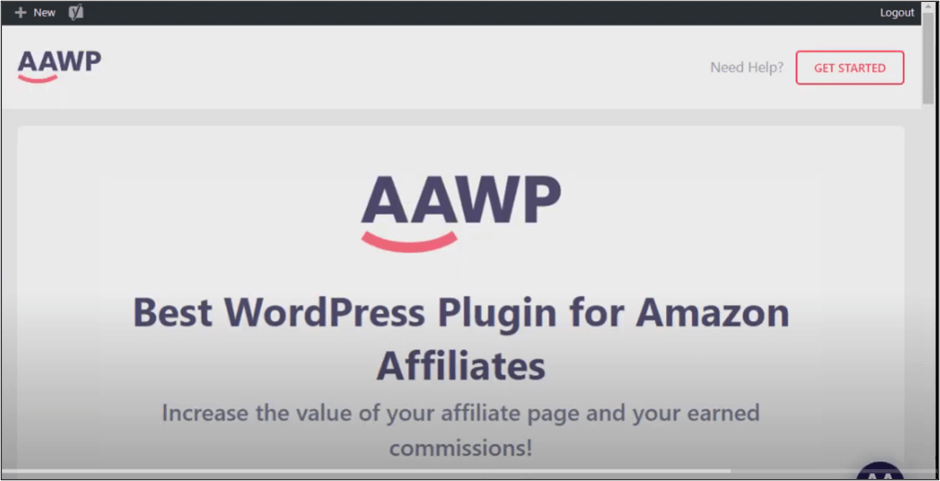 AAWP Plugin Installed Page