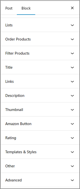 AAWP Product Boxes Settings