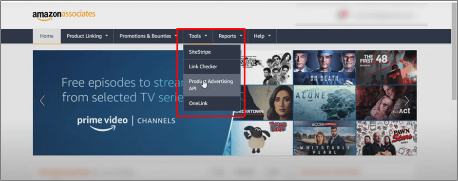 Amazon Associates Tools Product Advertising API