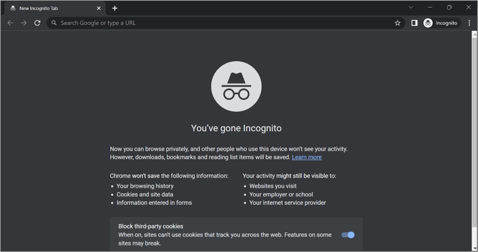 New Incognito Window