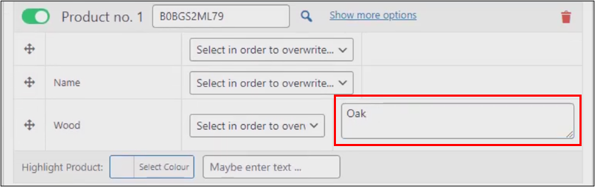 WordPress Add New Table Add Description Oak