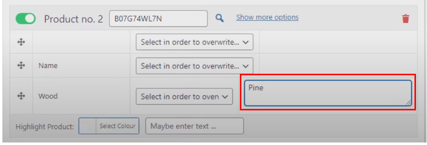WordPress Add New Table Add Description Pine