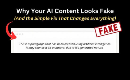 Why Your AI Content Looks Fake (And the Simple Fix That Changes Everything)