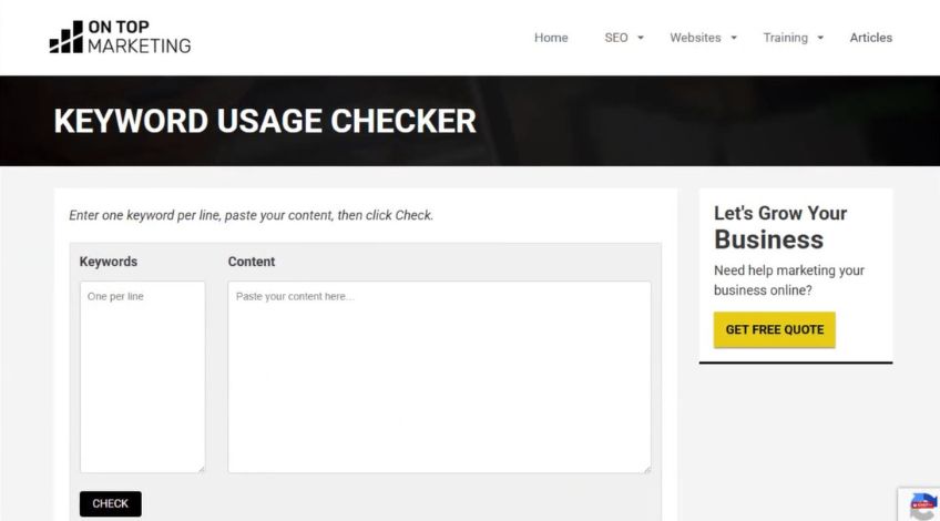 H1 Page Title example 1