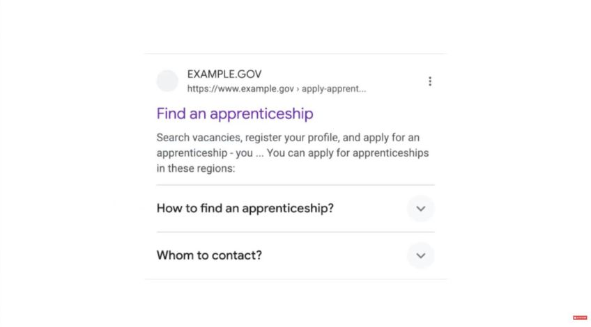 example of rich results